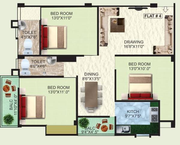  anusha-basanti-kunj Floor Plan Floor Plan
