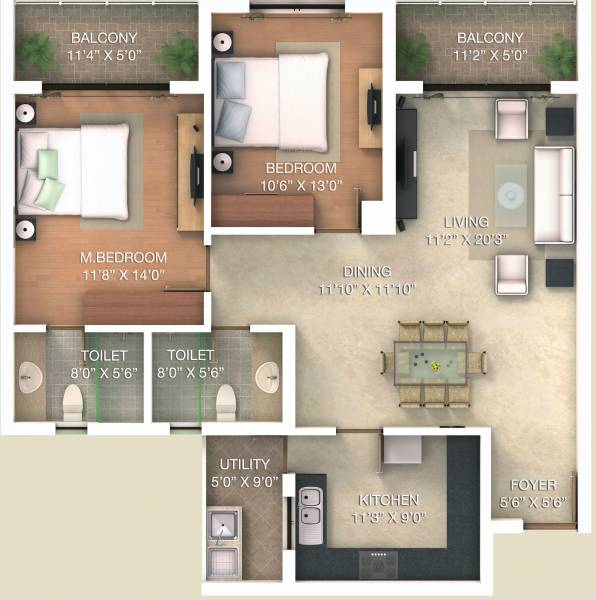  lakefront-residential-phase-1 Floor Plan Floor Plan