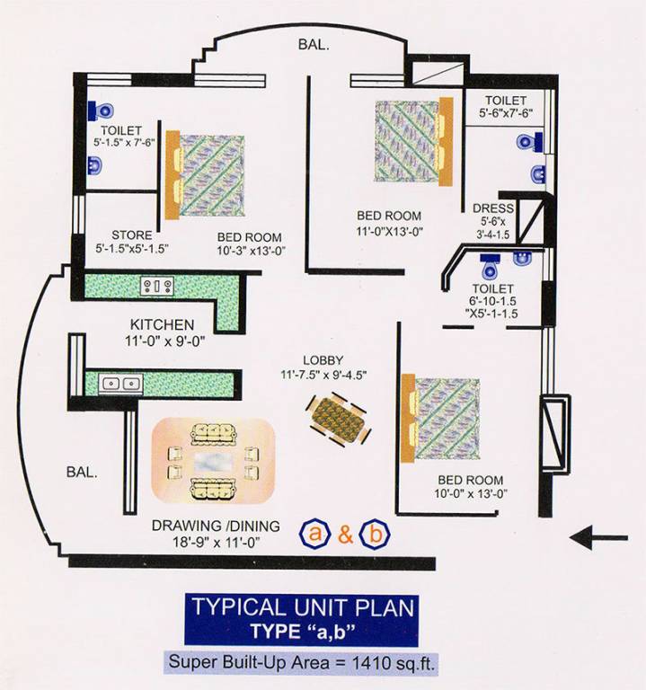  extension apartments Floor Plan Floor Plan