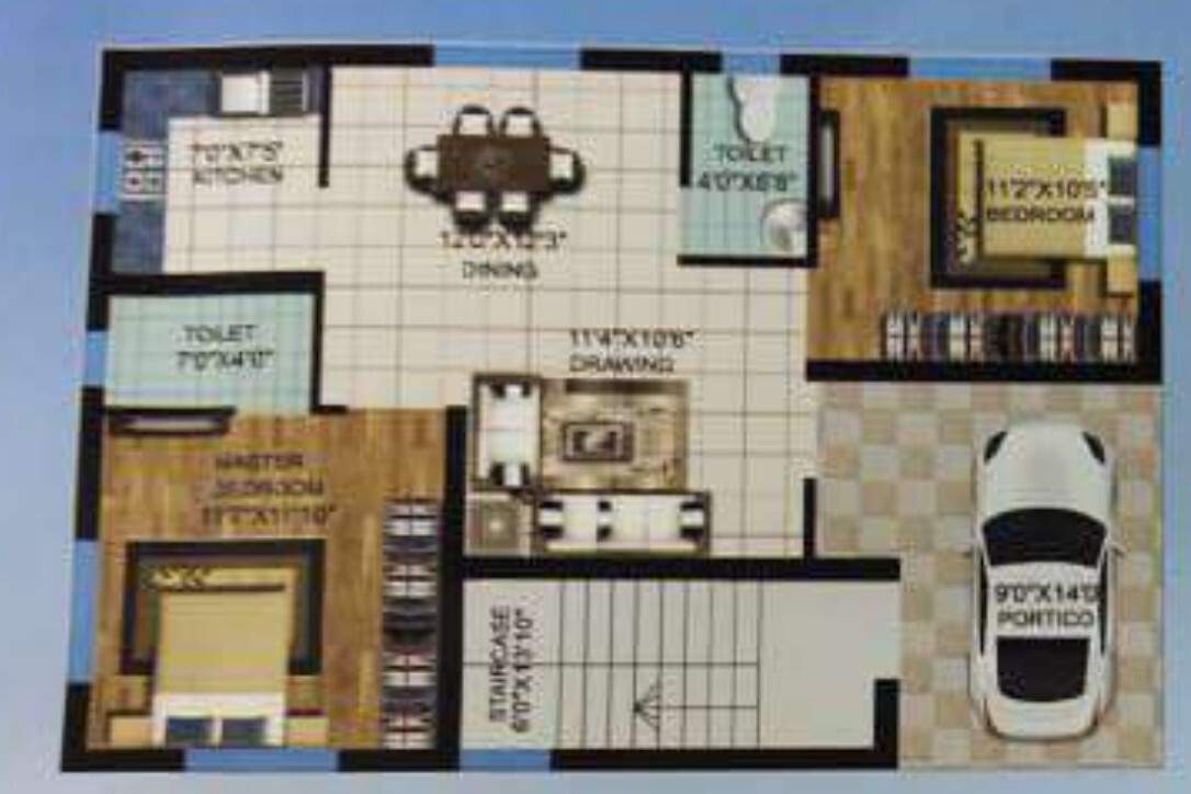 subhadra villa Floor Plan Ground Floor Plan