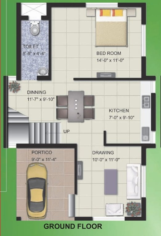  seven heaven Floor Plan Ground Floor Plan