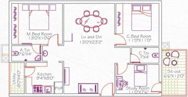  ornate Floor Plan Floor Plan