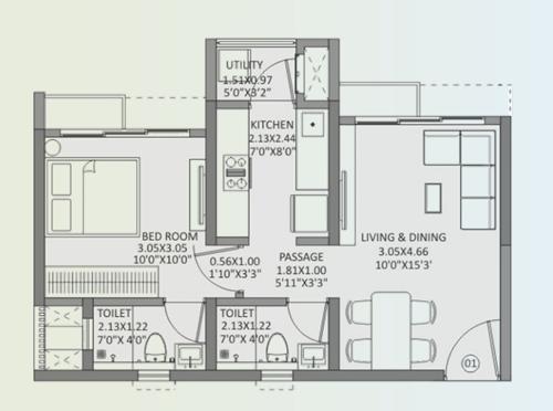  the-highlands-godrej-city-panvel Floor Plan Floor Plan
