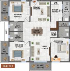 Floor Plan  pentagon-clouds Floor Plan Floor Plan