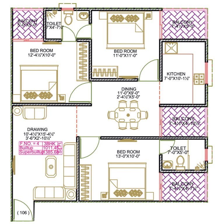  shivam heights Floor Plan Floor Plan