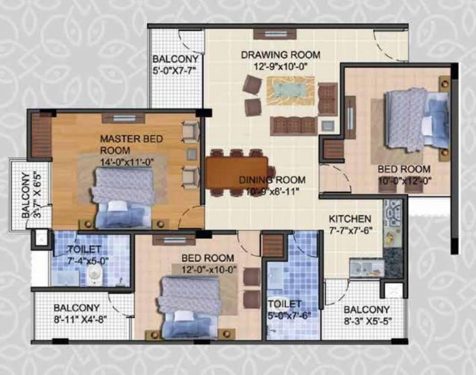  the landmark gold Floor Plan Floor Plan