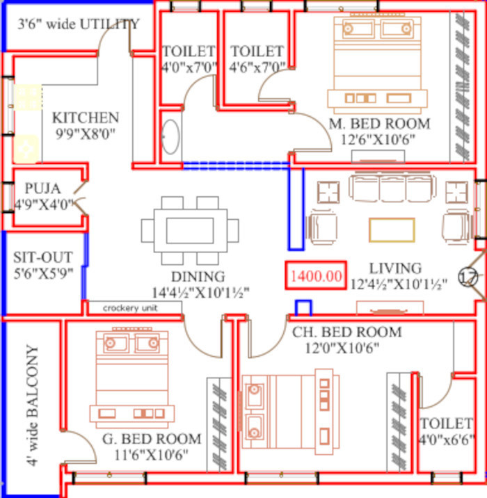 Floor Plan springfield apartments Floor Plan Floor Plan