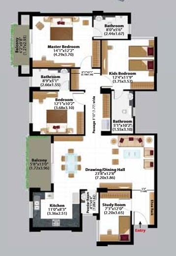  ashiana-amantran Floor Plan Floor Plan