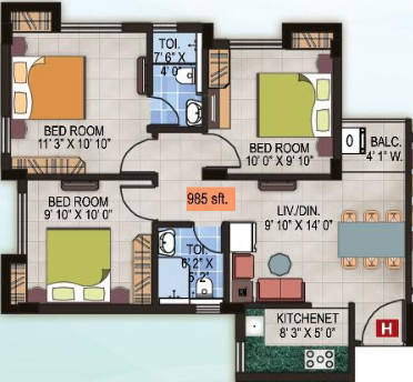  fantasia phase ii Floor Plan Floor Plan