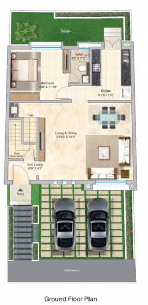 notting-hill-phase-1 Floor Plan Ground Floor Plan