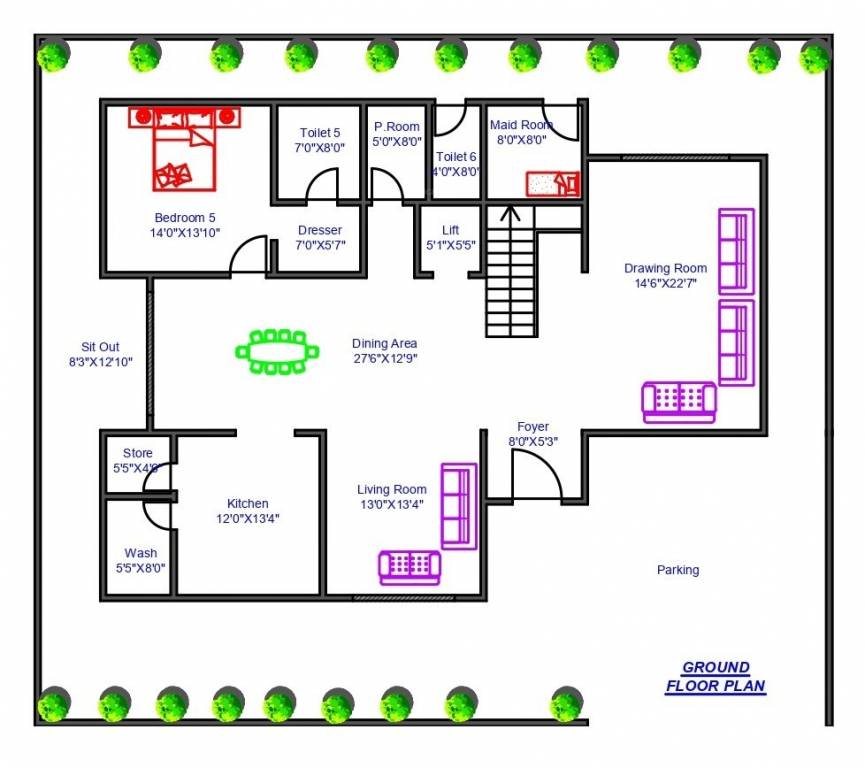  kingston park Floor Plan Ground Floor Plan
