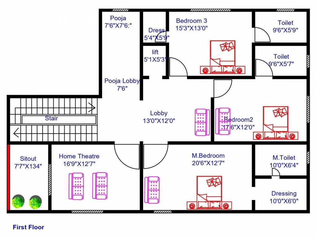  kingston park Floor Plan First Floor Plan