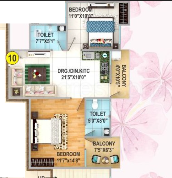  kriti raman residency Floor Plan Floor Plan