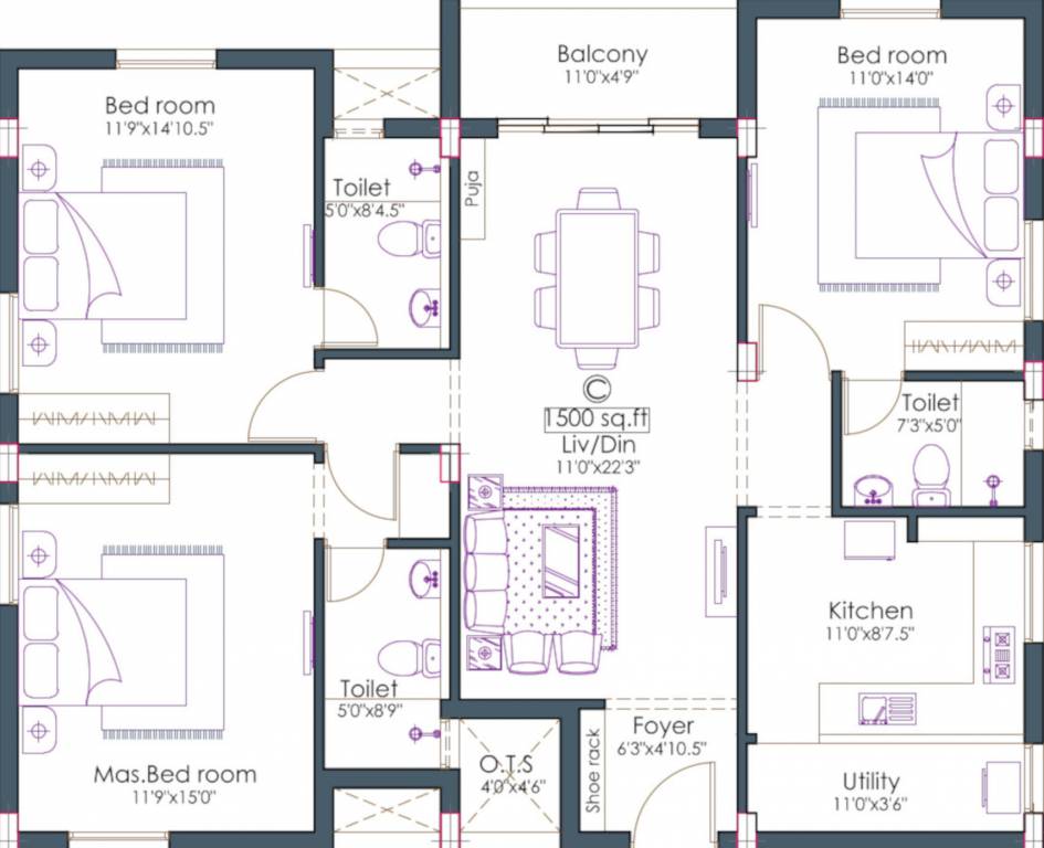 Floor Plan mullai residences Floor Plan Floor Plan