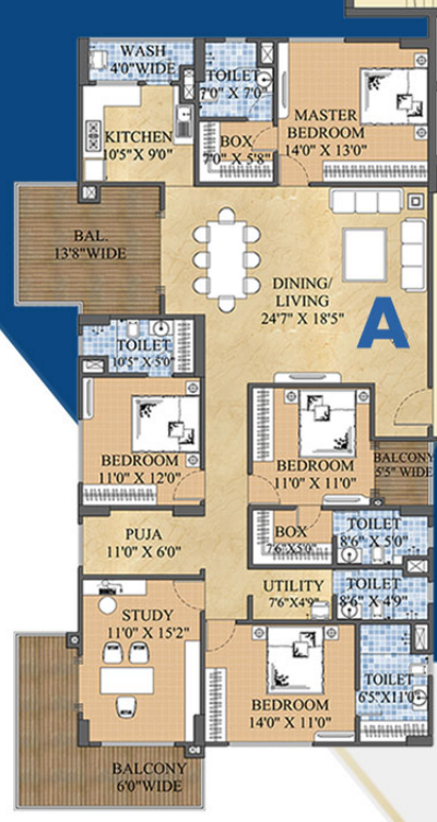 Floor Plan one landmark Floor Plan Floor Plan