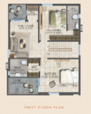  acs prime villas Floor Plan First Floor Plan