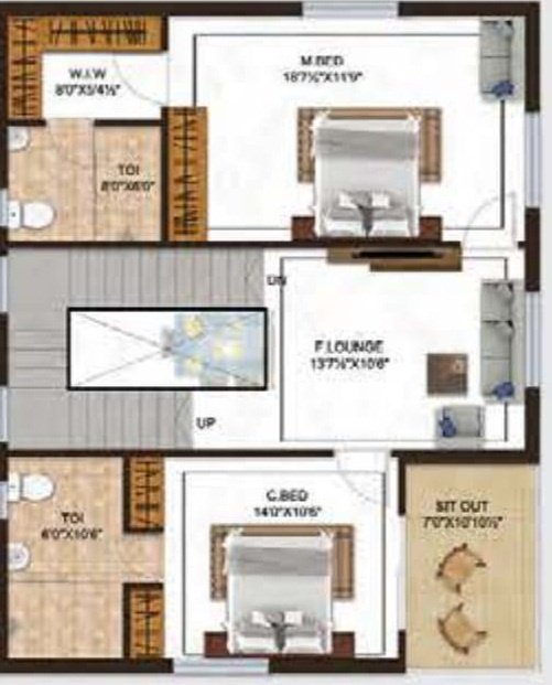 boppanas inuganti lakeview villas Floor Plan First Floor Plan