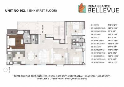  bellevue Floor Plan Floor Plan