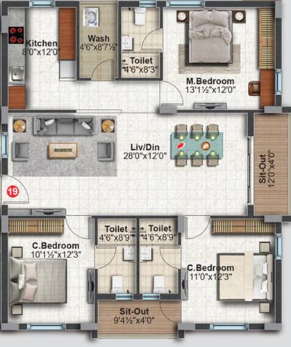  balaji-divine Floor Plan Floor Plan