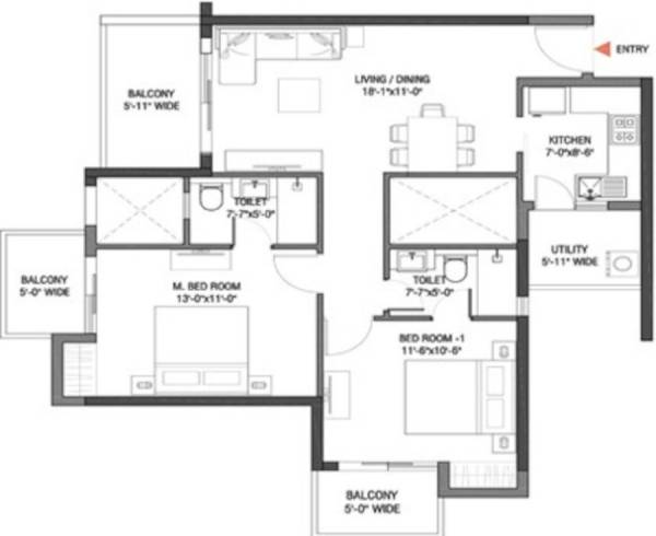  flora-68 Floor Plan Floor Plan