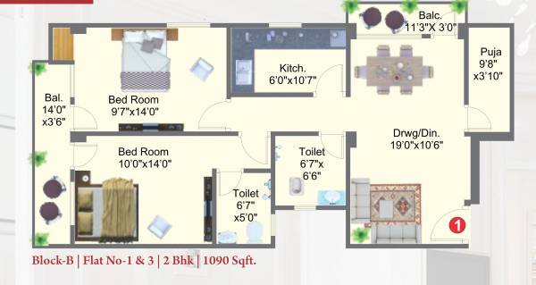  aradhya-enclave-phase-1 Floor Plan Floor Plan