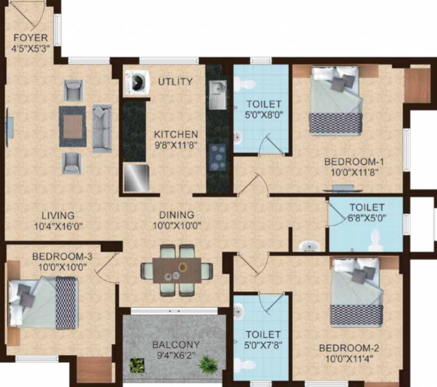 Floor Plan joy at shriram temple bells Floor Plan Floor Plan