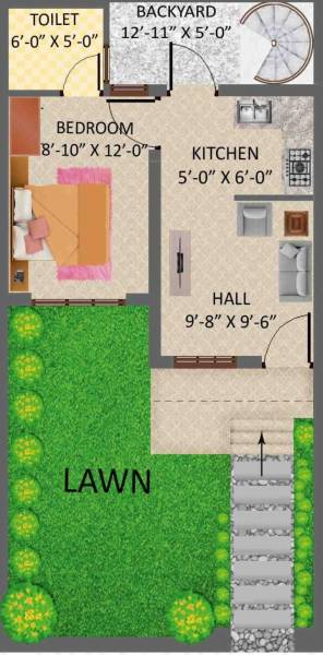  special-12-villas Floor Plan Ground Floor Plan