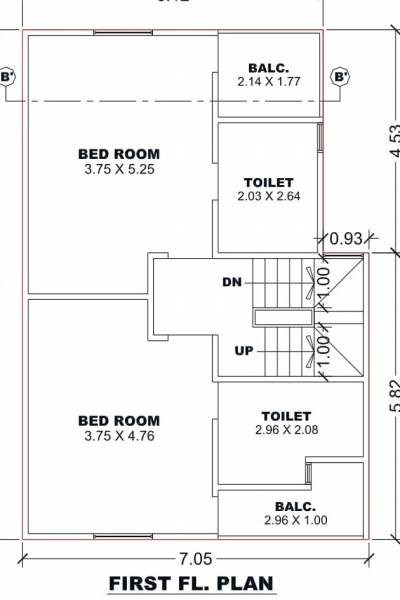  sadhu-villas Floor Plan First Floor Plan