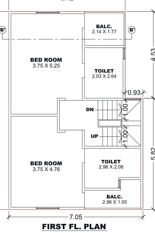  sadhu villas Floor Plan First Floor Plan