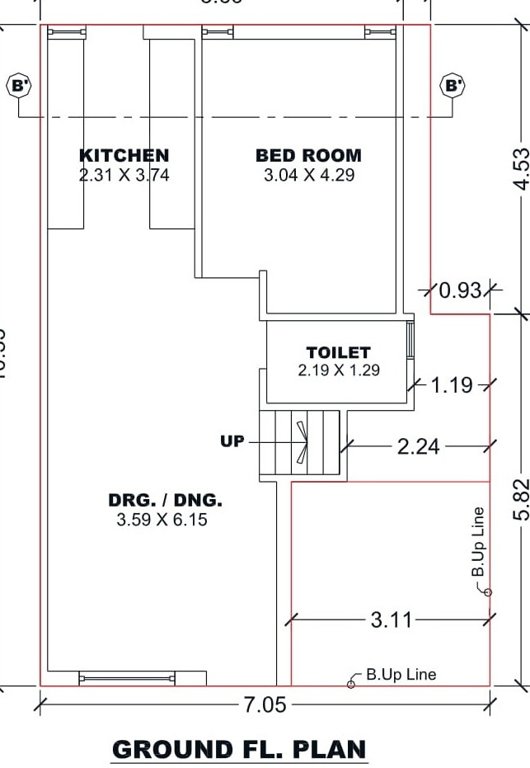  sadhu villas Floor Plan Ground Floor Plan