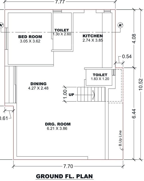  sadhu villas Floor Plan Ground Floor Plan