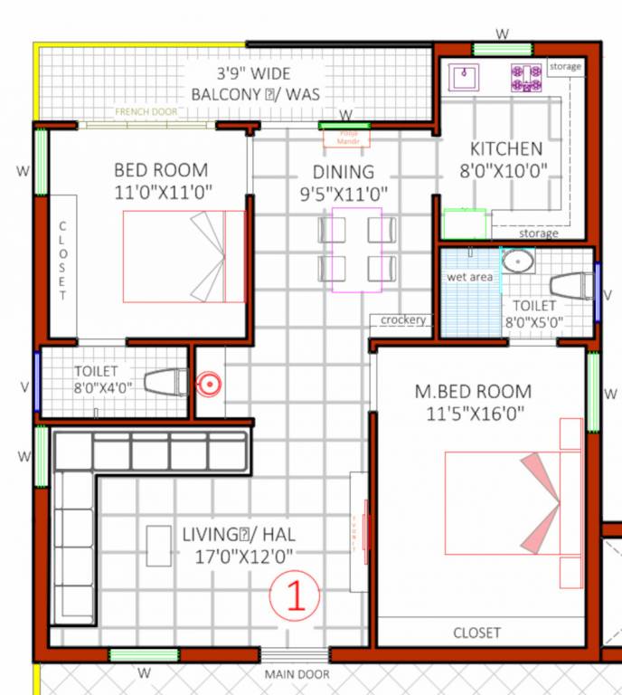damayanti residency Floor Plan Floor Plan
