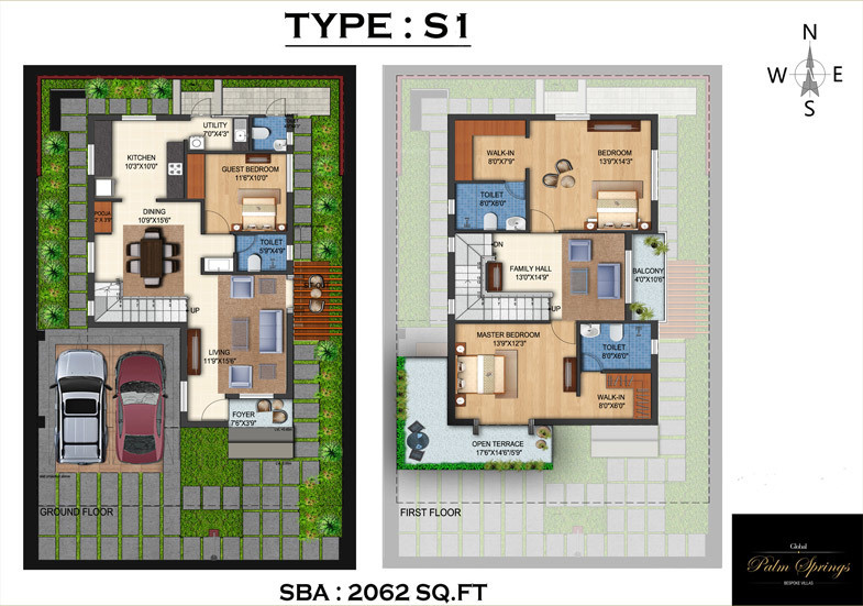  palm springs Floor Plan Floor Plan