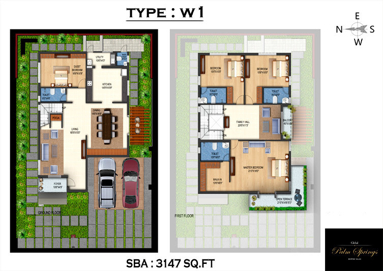  palm springs Floor Plan Floor Plan
