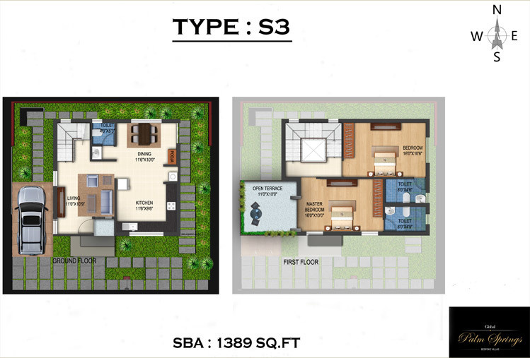  palm springs Floor Plan Floor Plan