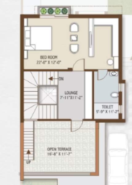  exotica bungalows Floor Plan Second Floor Plan