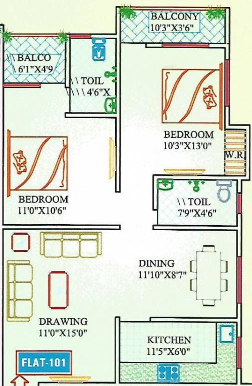 Floor Plan gauri dev residency Floor Plan Floor Plan