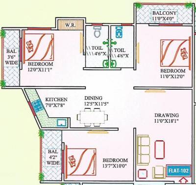 Floor Plan gauri-dev-residency Floor Plan Floor Plan