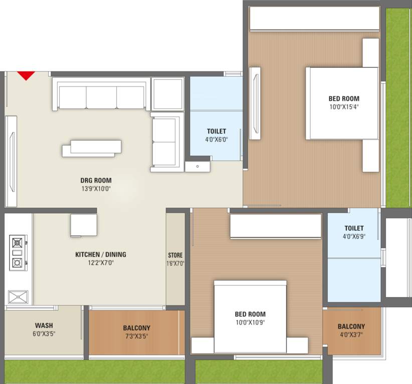  shree radhe repose Floor Plan Floor Plan