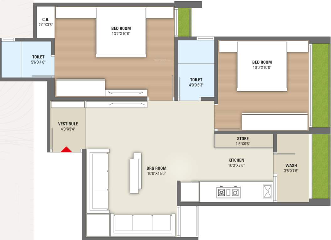  shree radhe repose Floor Plan Floor Plan