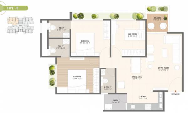  seattle-sky Floor Plan Floor Plan