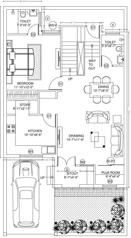  pearl city project Floor Plan Lower Level Duplex Plan