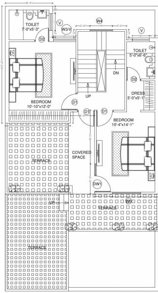  pearl-city-project Floor Plan Upper Level Duplex Plan