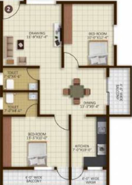  bhargav heights Floor Plan Floor Plan