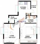 Janapriya Arcadia (1BHK+1T (585 sq ft)   Pooja Room 585 sq ft)