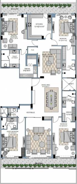  hiraeth-residency Floor Plan Floor Plan