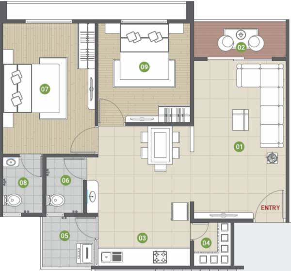  parijat-residency Floor Plan Floor Plan