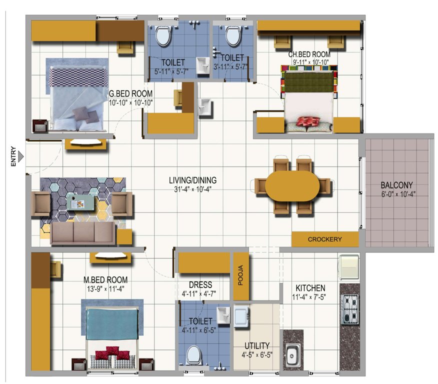  talk of hyderabad Floor Plan Floor Plan