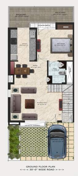 villa grande Floor Plan Ground Floor Plan