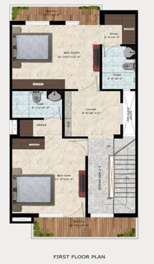 villa grande Floor Plan First Floor Plan